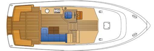 Layout of the boat De Drait Bravoure 40