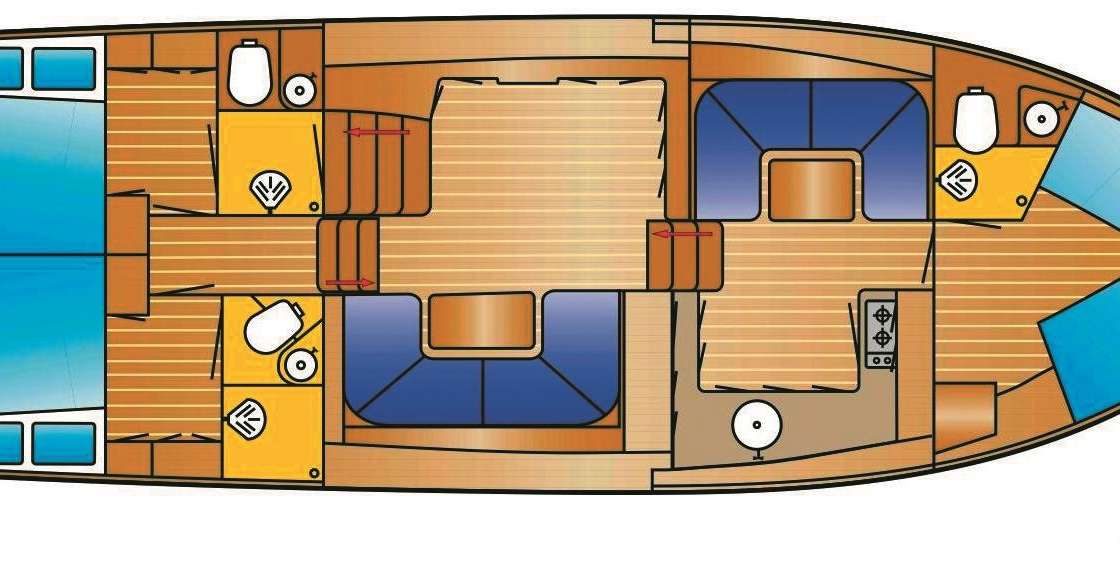 Plans du bateau De Drait Classicline 1300