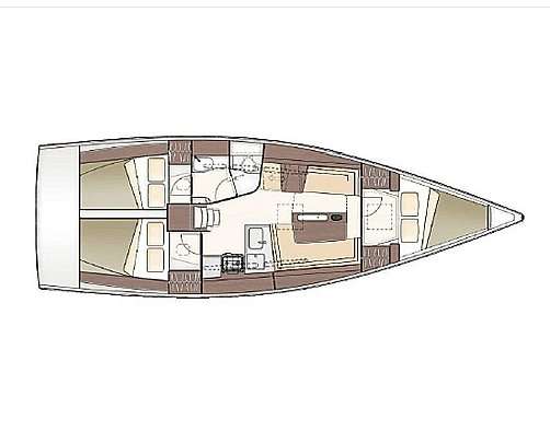 Plans du bateau Dehler 38