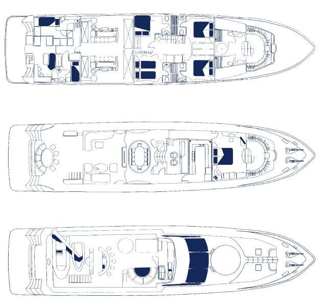 Layout of the boat Dream B