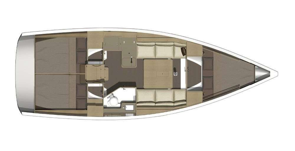 Plans du bateau Dufour 350 Grand Large