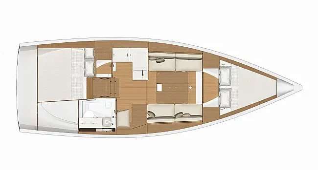 Plans du bateau Dufour 360 Grand Large