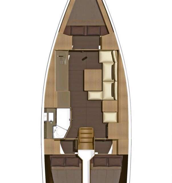 Plans du bateau Dufour 382 Grand Large