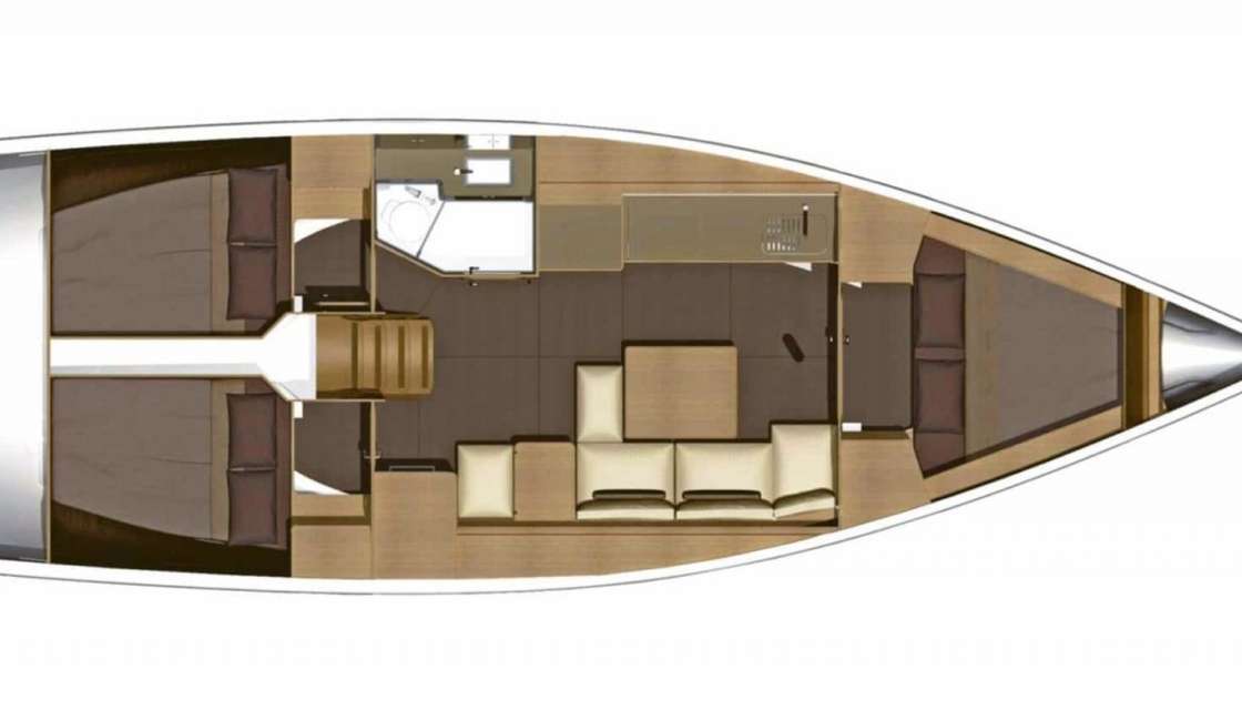 Bootslayouts Dufour 382 Grand Large