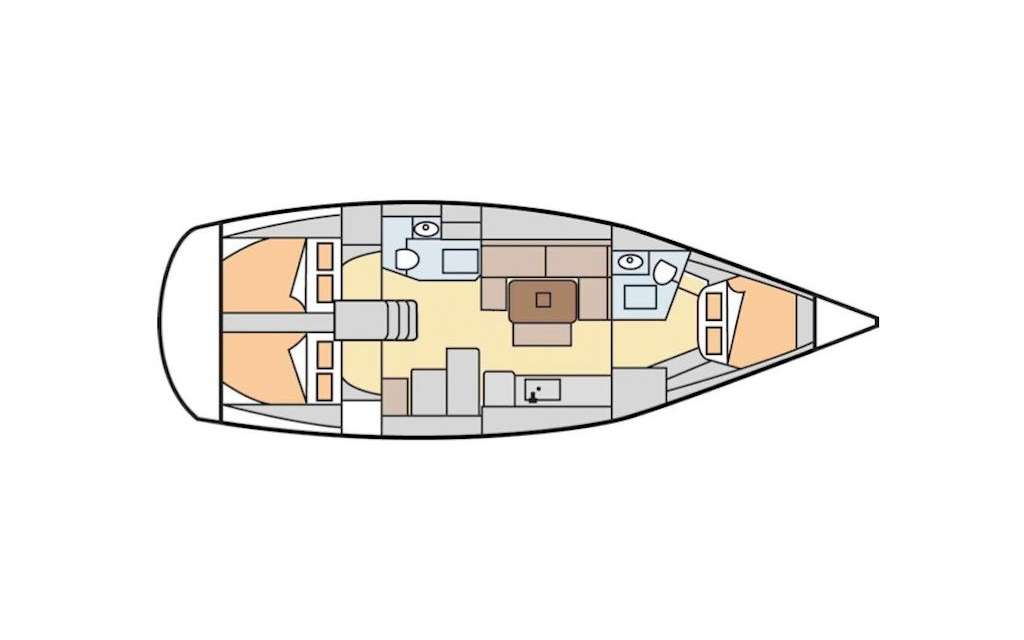 Plans du bateau Dufour 405