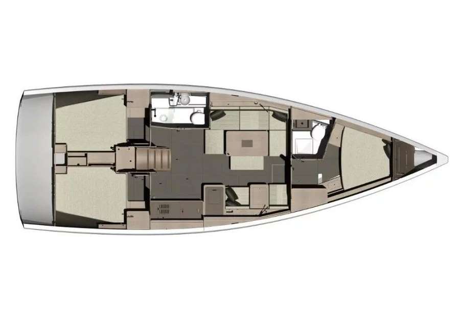 Bootslayouts Dufour 410 Grand Large