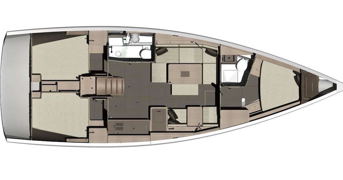 Bootslayouts Dufour 412 Grand Large