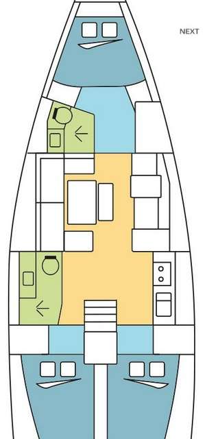 Plans du bateau Dufour 412 Grand Large