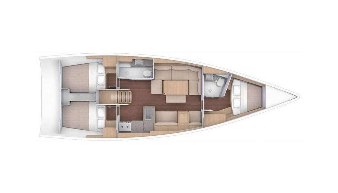 Plans du bateau Dufour 412 Grand Large