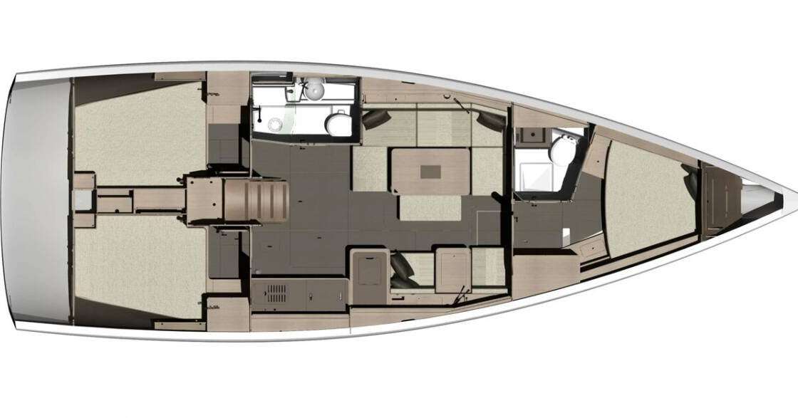 Plans du bateau Dufour 412 Grand Large