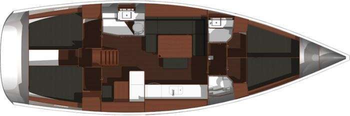 Plans du bateau Dufour 450 Grand Large