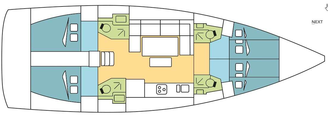 Plans du bateau Dufour 460 Grand Large