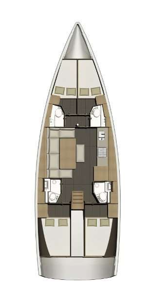 Plans du bateau Dufour 460 Grand Large