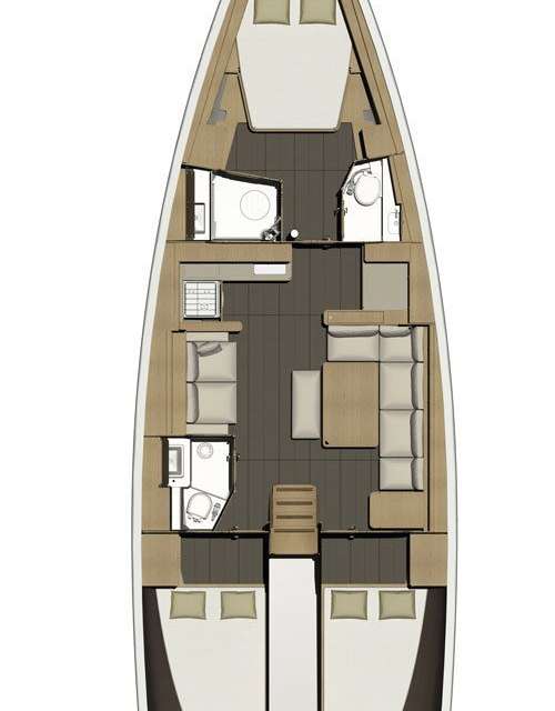 Plans du bateau Dufour 460 Grand Large