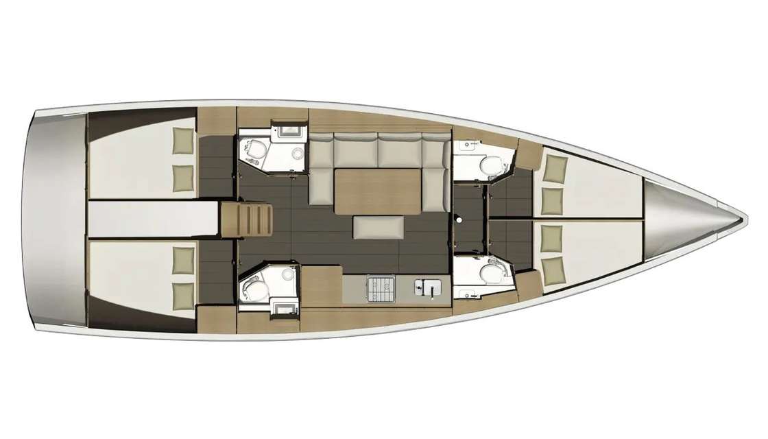 Plans du bateau Dufour 460 Grand Large