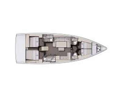 План яхты Dufour 470