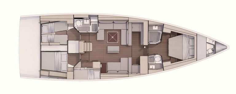 Plans du bateau Dufour 530