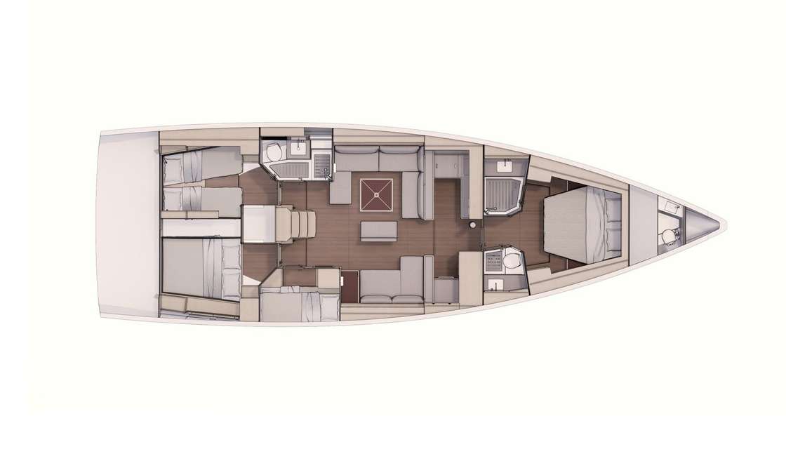 Plans du bateau Dufour 530