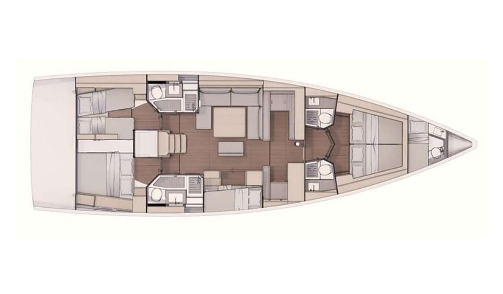 Plans du bateau Dufour 530