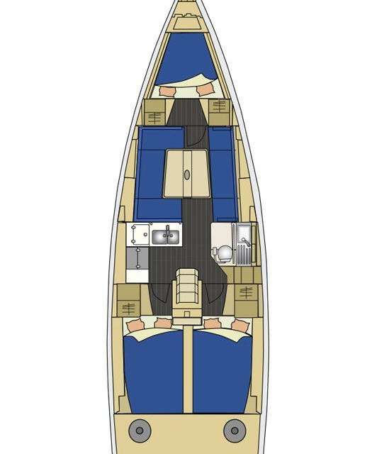 Plans du bateau Elan 350