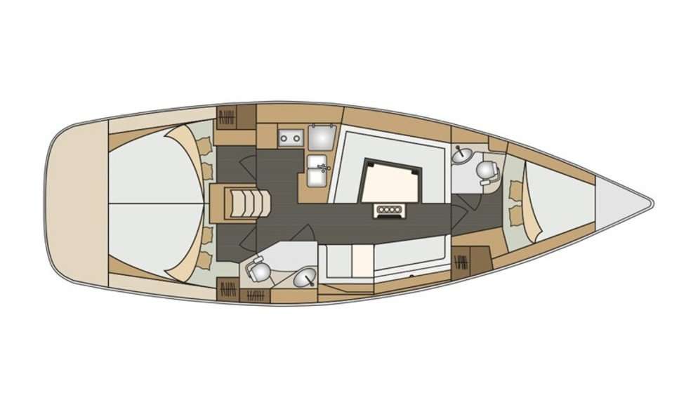 Plans du bateau Elan Impression 40.1