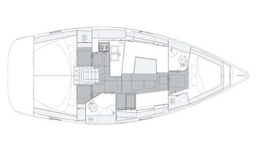 План яхты Elan Impression 40.1