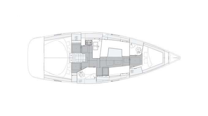 Plans du bateau Elan Impression 40.1