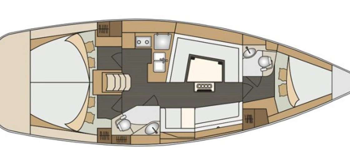 Plans du bateau Elan Impression 40