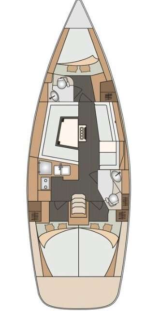 Plans du bateau Elan Impression 40