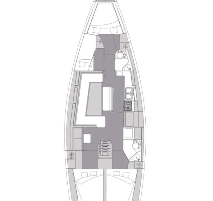 Plans du bateau Elan Impression 45.1