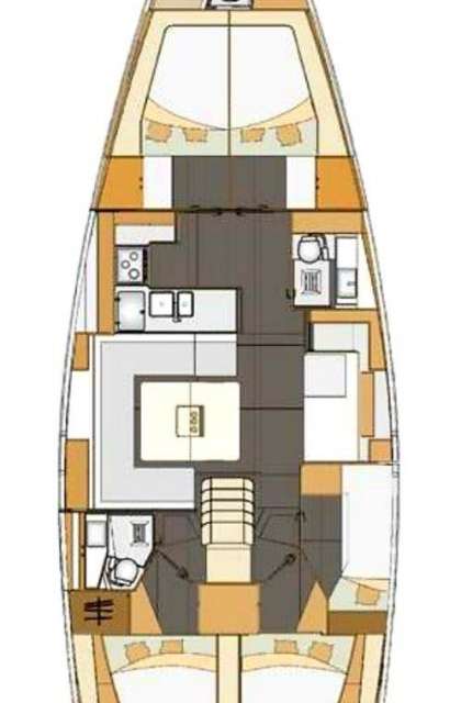 Plans du bateau Elan Impression 50