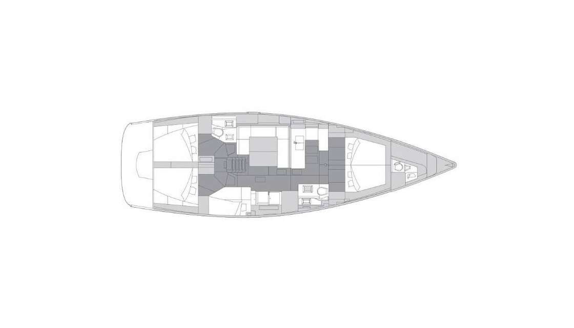 Plans du bateau Elan Impression 50