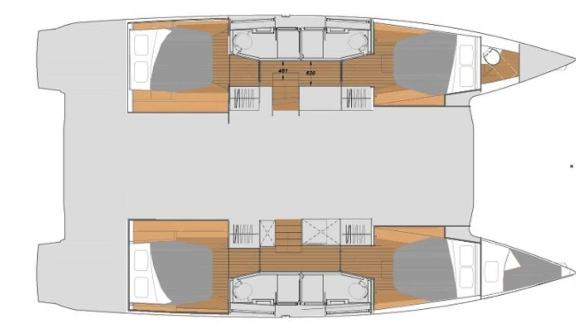 Plans du bateau Elba 45