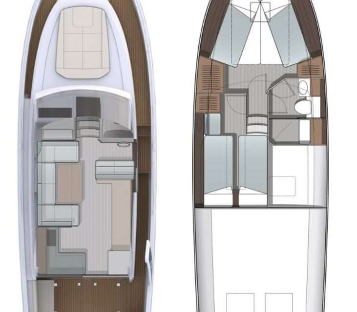 Distribución del barco Greenline 39