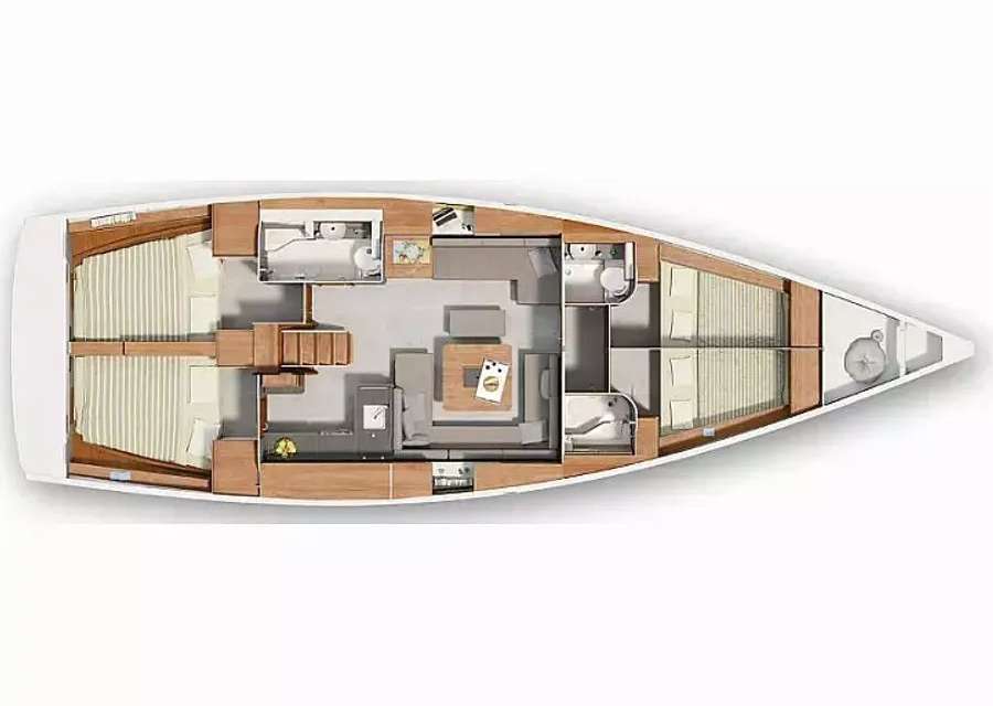 Bootslayouts Hanse 455