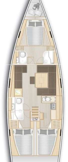 Bootslayouts Hanse 458