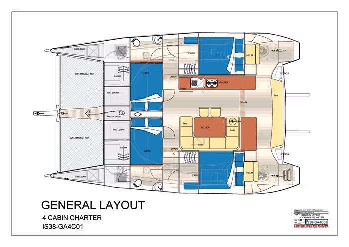 Plans du bateau Island Spirit 380