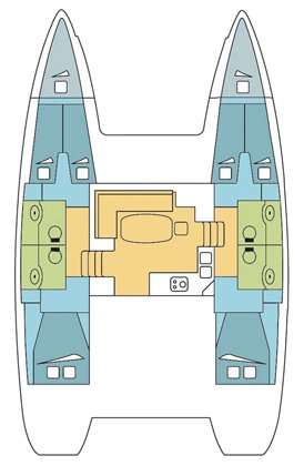 Plans du bateau Lagoon 400 S2