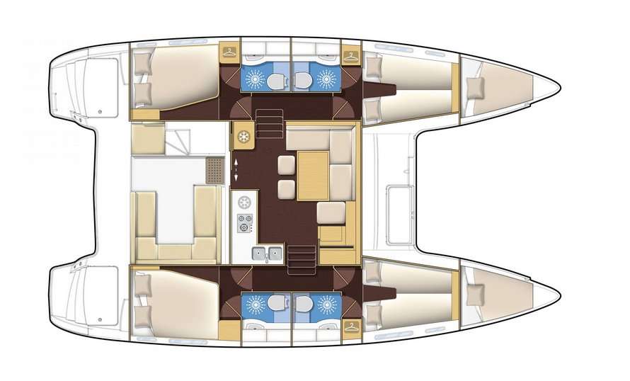 Bootslayouts Lagoon 400 S2