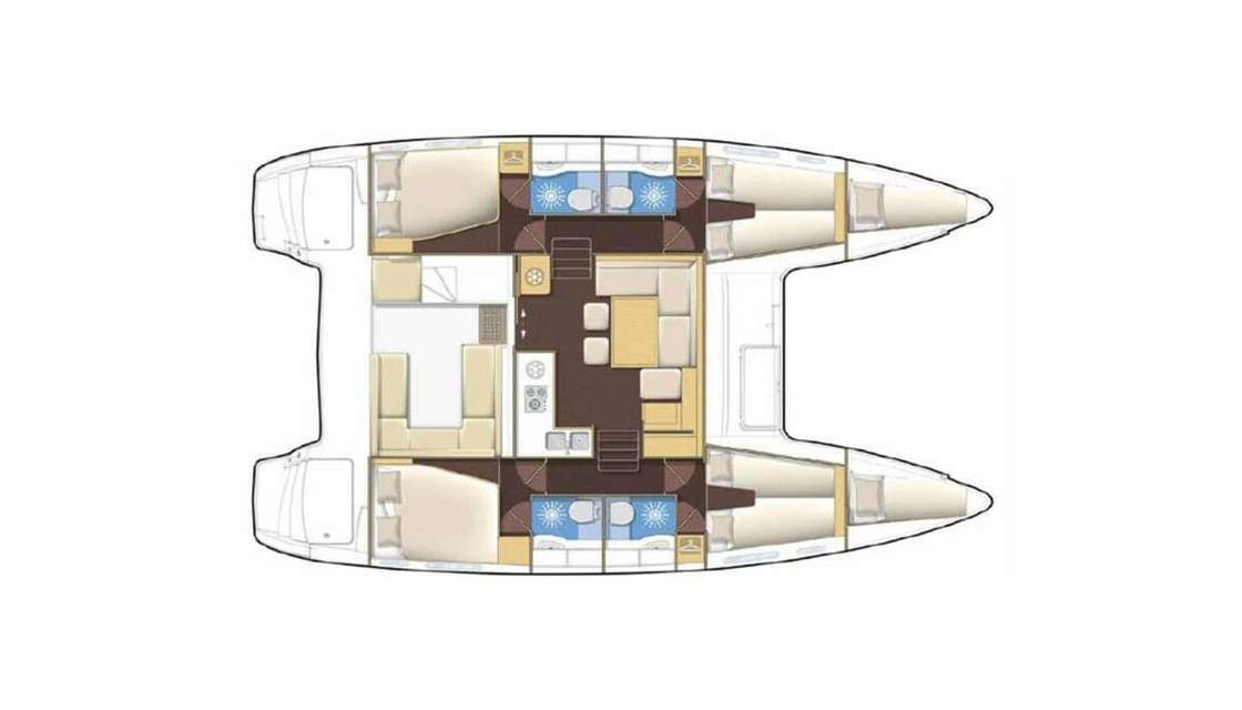 Bootslayouts Lagoon 400 S2