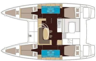 Plans du bateau Lagoon 400 S2