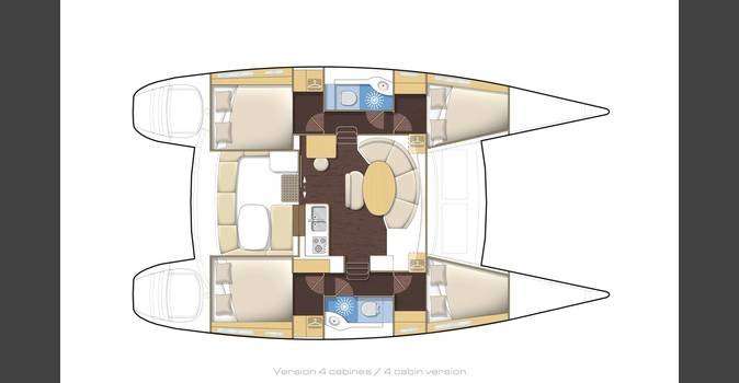 Plans du bateau Lagoon 380