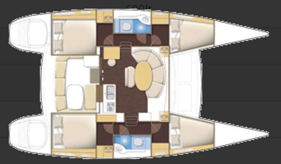 Plans du bateau Lagoon 380