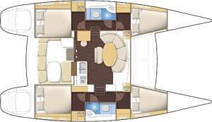 Plans du bateau Lagoon 380 S2