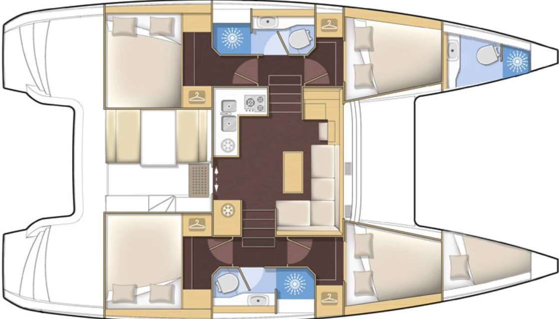 Plans du bateau Lagoon 39