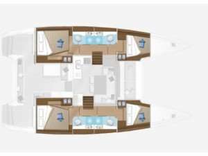 Plans du bateau Lagoon 40