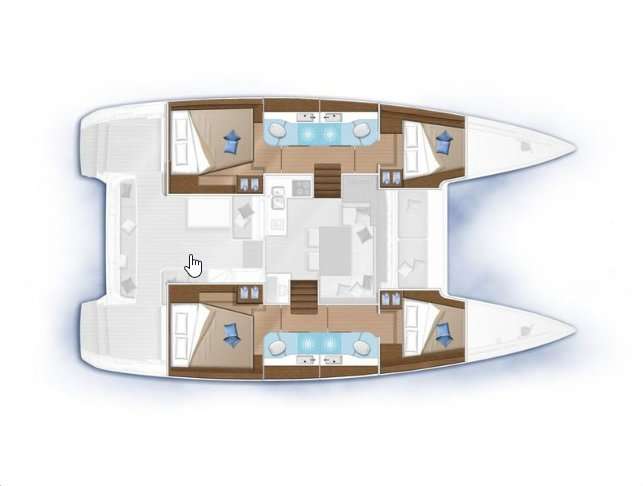 Plans du bateau Lagoon 40