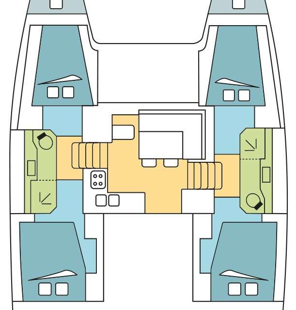 Plans du bateau Lagoon 40