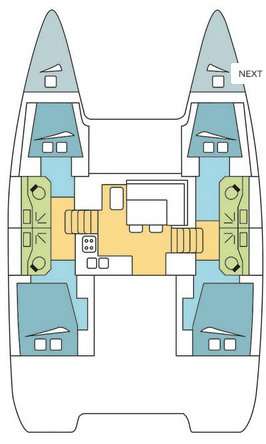 Plans du bateau Lagoon 40