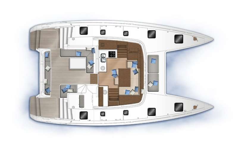 Plans du bateau Lagoon 40